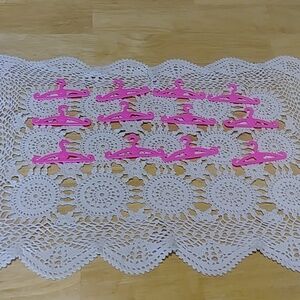 2 1/2" Barbie Doll Clothes Hangers Bundle, Collectible Doll Accessories